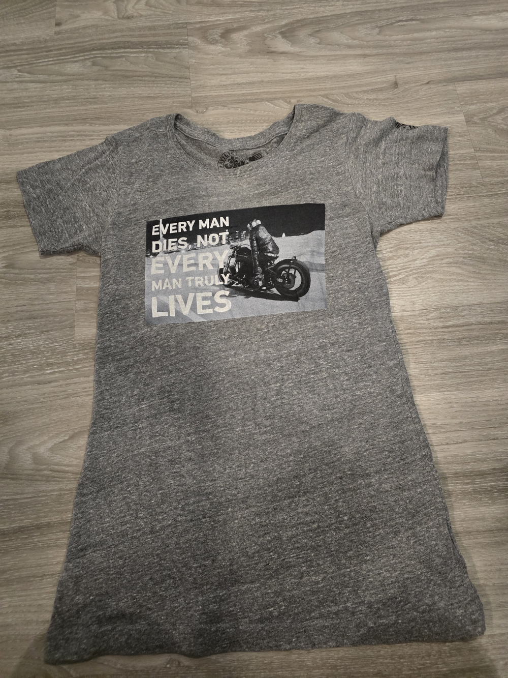 Affliction Heather Gray Motorcycle Graphic Tee